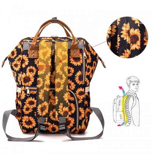 Sunflower Diaper Bag