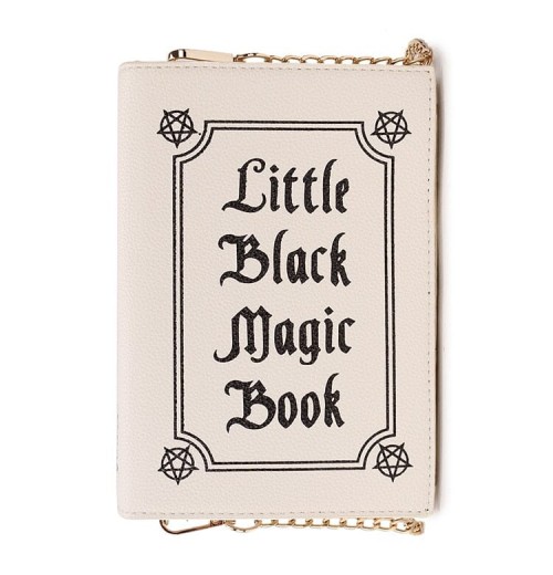 Little Black Magic Book Purse