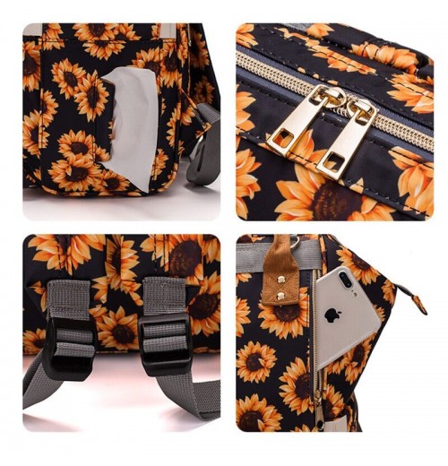 Sunflower Diaper Bag